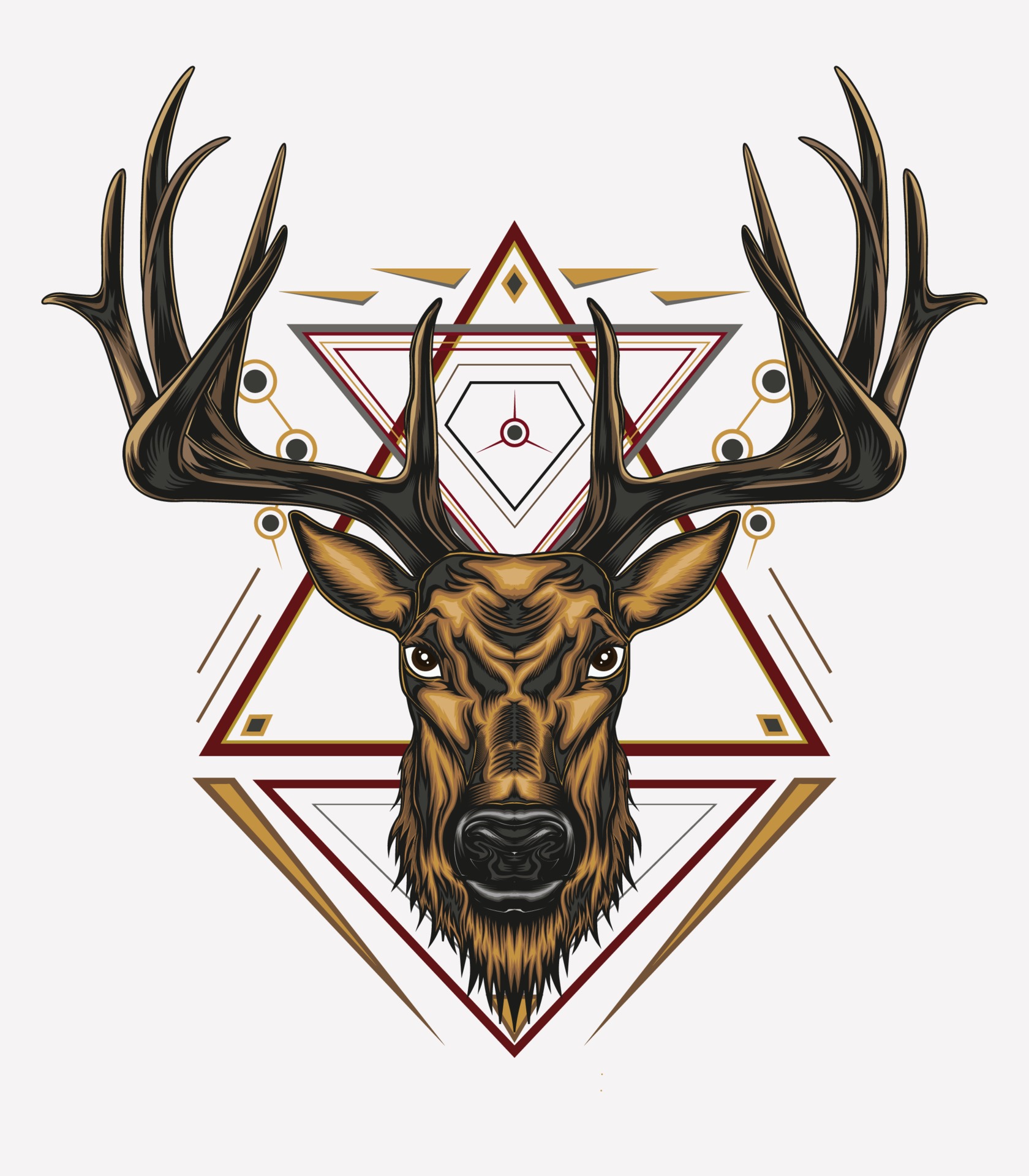 Detail Rusa Vector Nomer 26