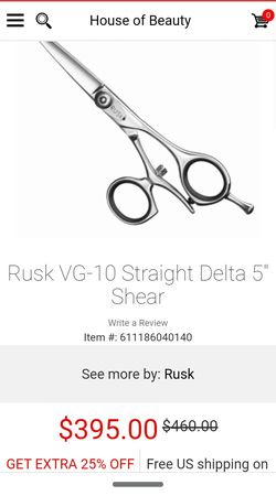 Detail Rusk Scissors Nomer 37