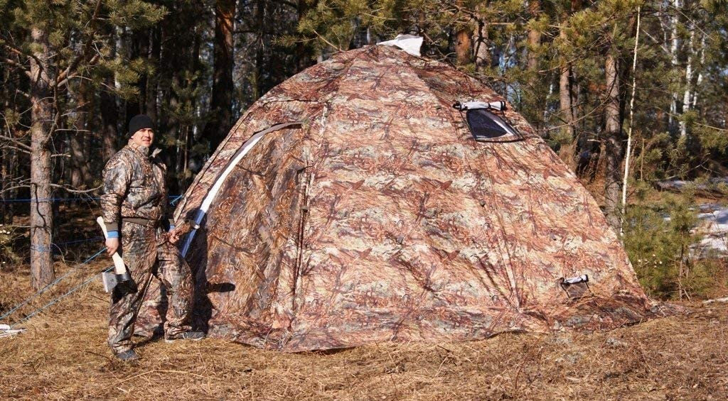 Detail Russian Bear Winter Tent With Stove Nomer 10