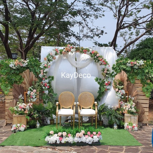 Detail Rustic Wedding Dekorasi Pelaminan Rustic Nomer 11