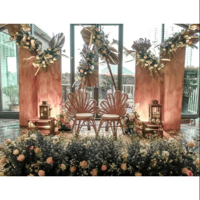 Detail Rustic Wedding Dekorasi Pelaminan Rustic Nomer 24