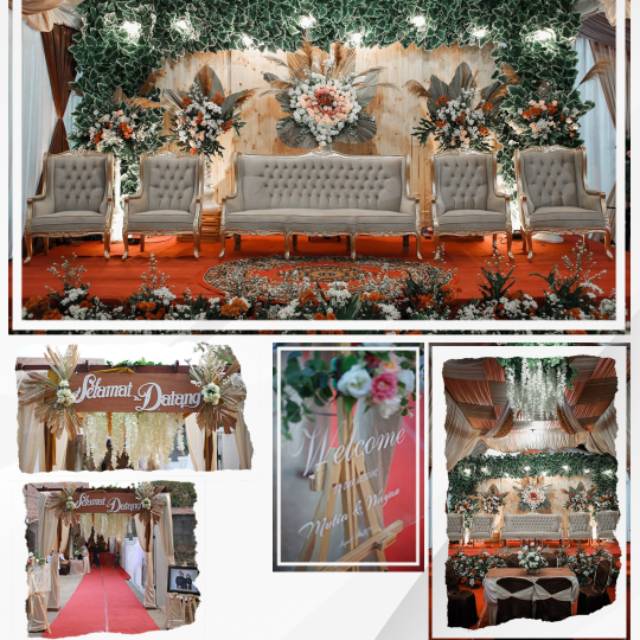 Detail Rustic Wedding Dekorasi Pelaminan Rustic Nomer 51