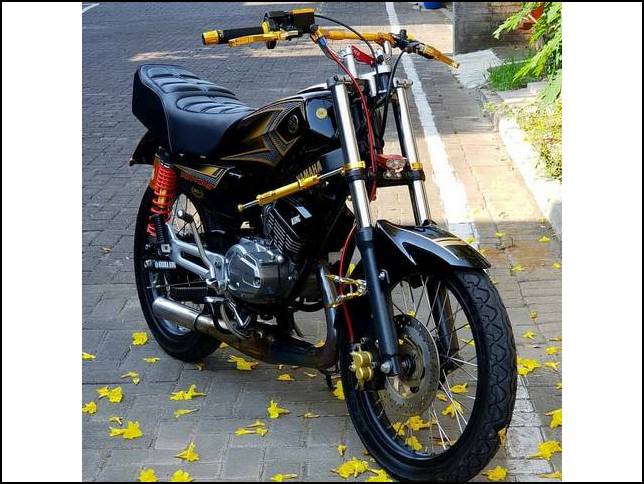 Detail Rx King Modifikasi Hitam Nomer 47