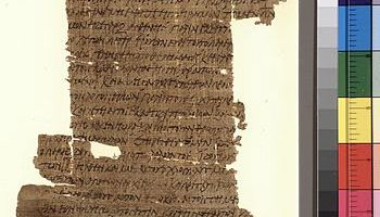 Detail Rylands Library Papyrus P52 Nomer 36