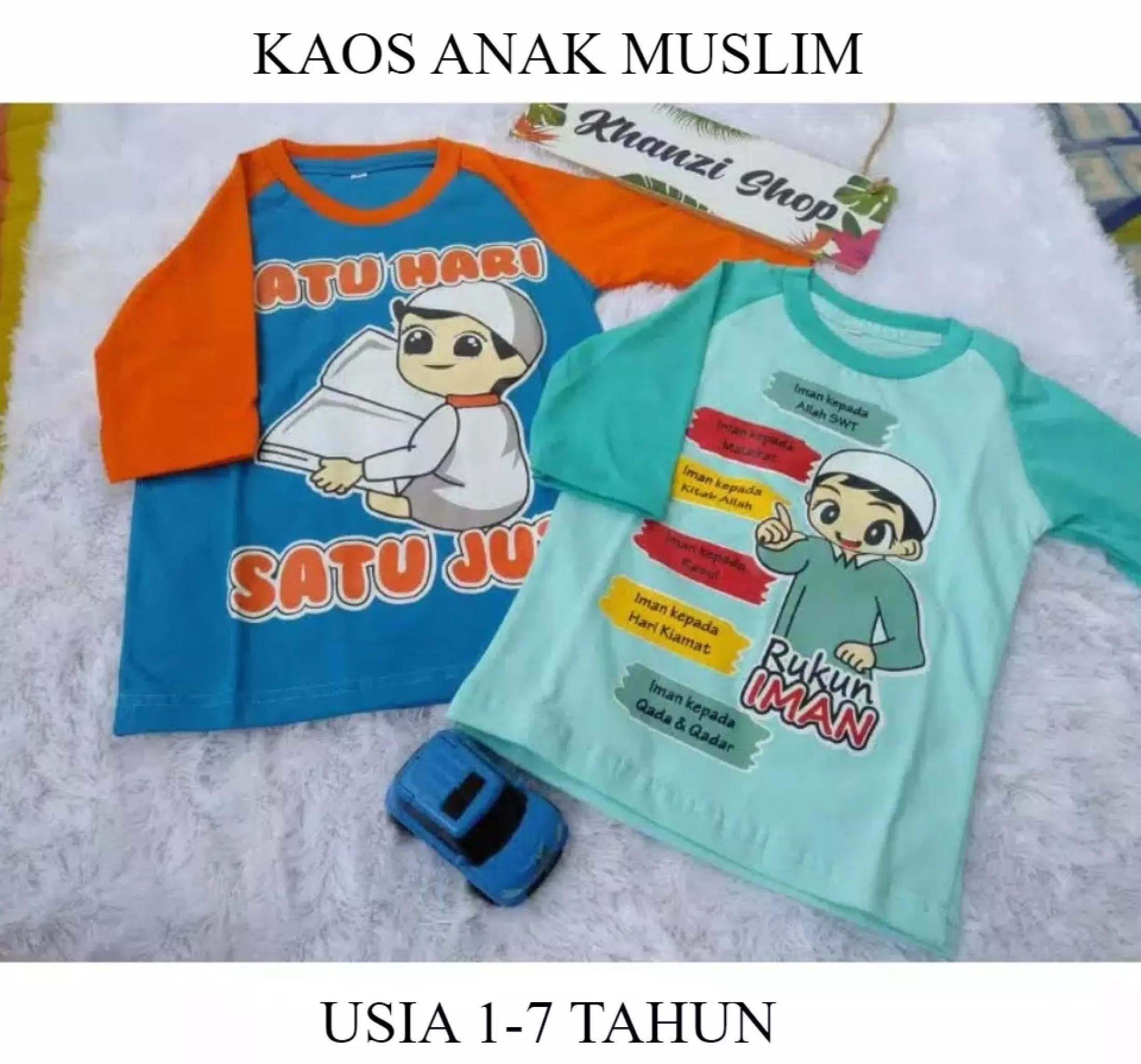 Detail Sablon Kaos Anak Muslim Nomer 51