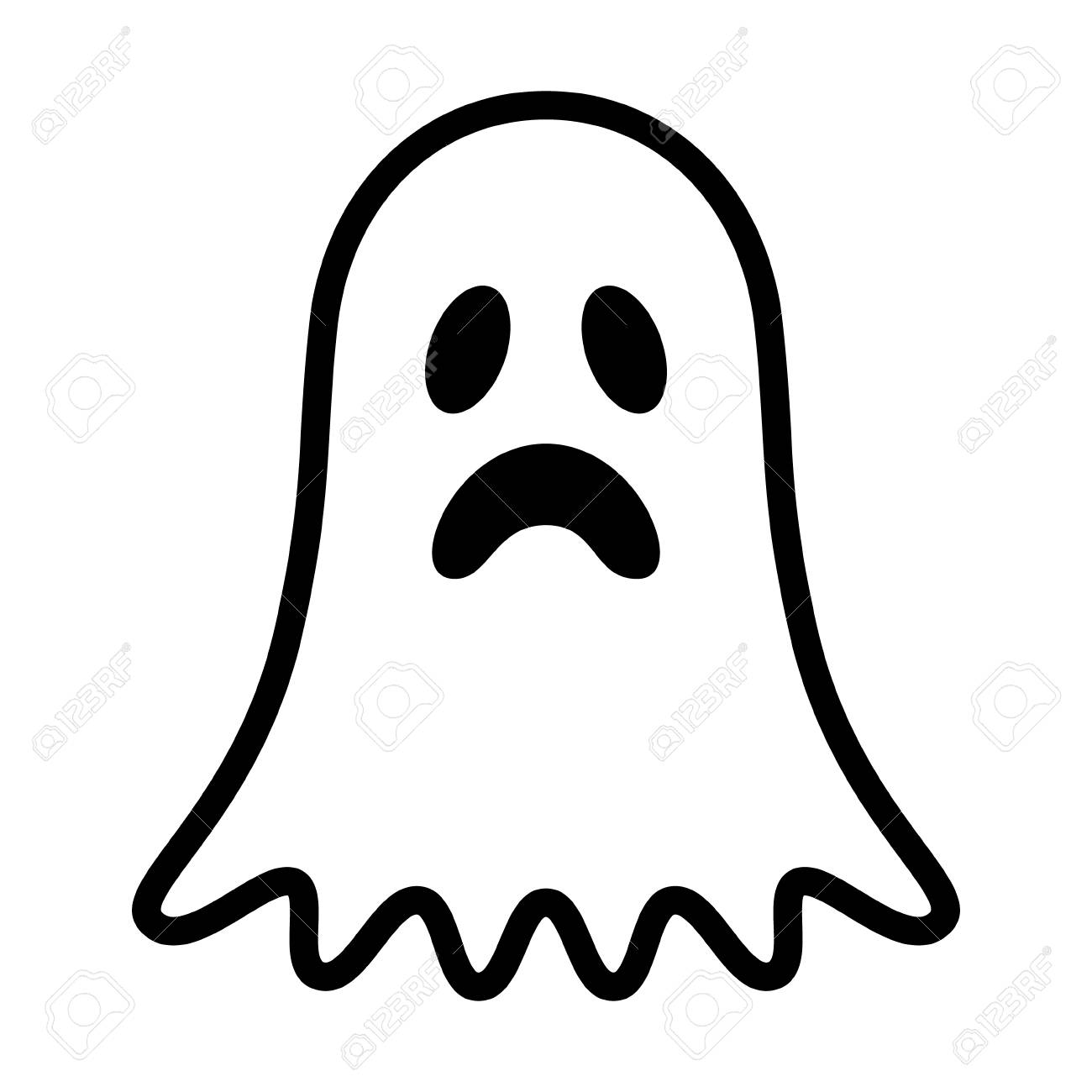 Detail Sad Ghost Clipart Nomer 2