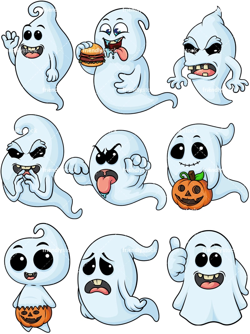 Detail Sad Ghost Clipart Nomer 17