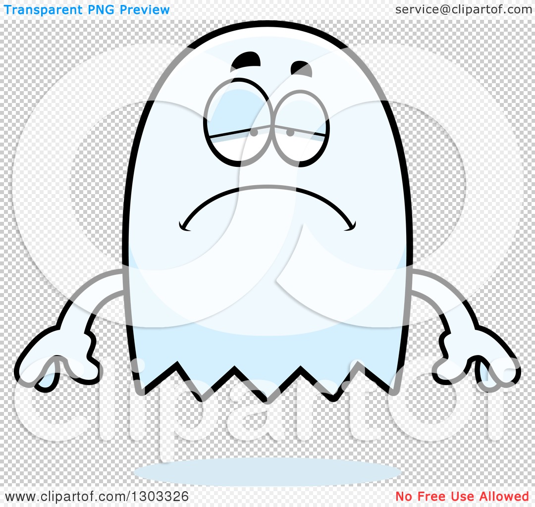 Detail Sad Ghost Clipart Nomer 52