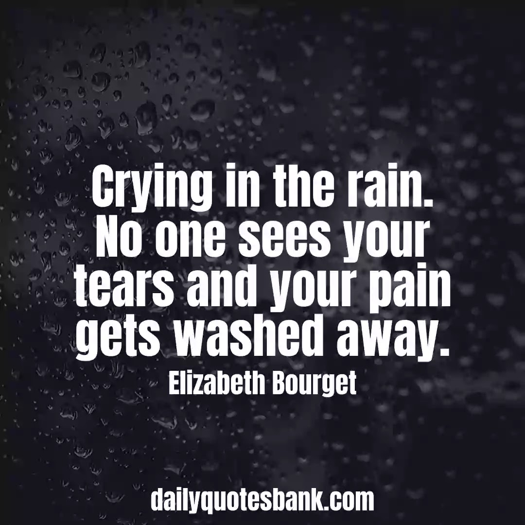 Detail Sad Rain Quotes Nomer 50