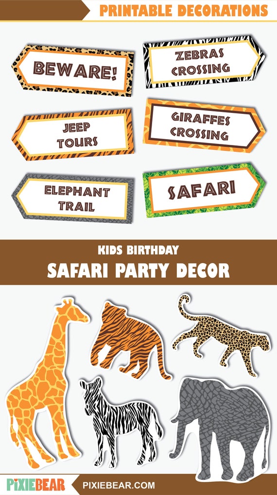 Detail Safari Animal Cutouts Free Nomer 43