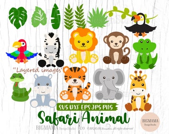 Detail Safari Animal Cutouts Free Nomer 46