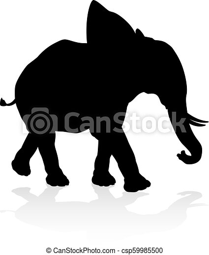 Detail Safari Animal Silhouette Clip Art Nomer 31