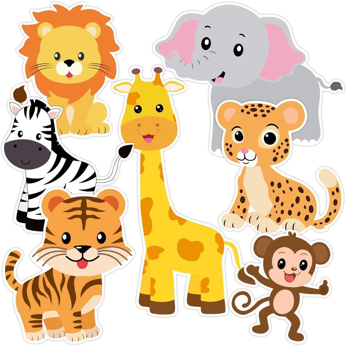 Safari Animals Cutouts - KibrisPDR