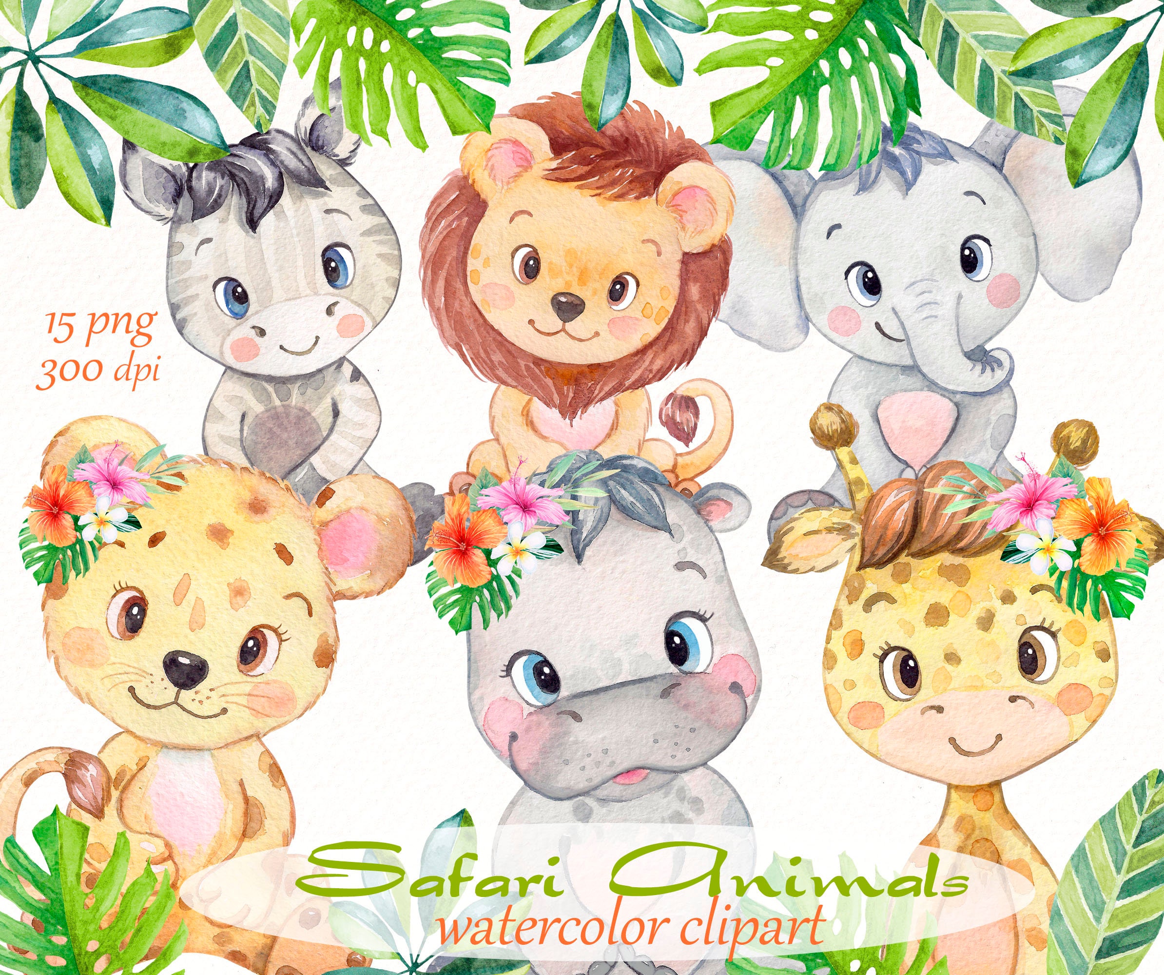 Detail Safari Baby Animals Clipart Nomer 26