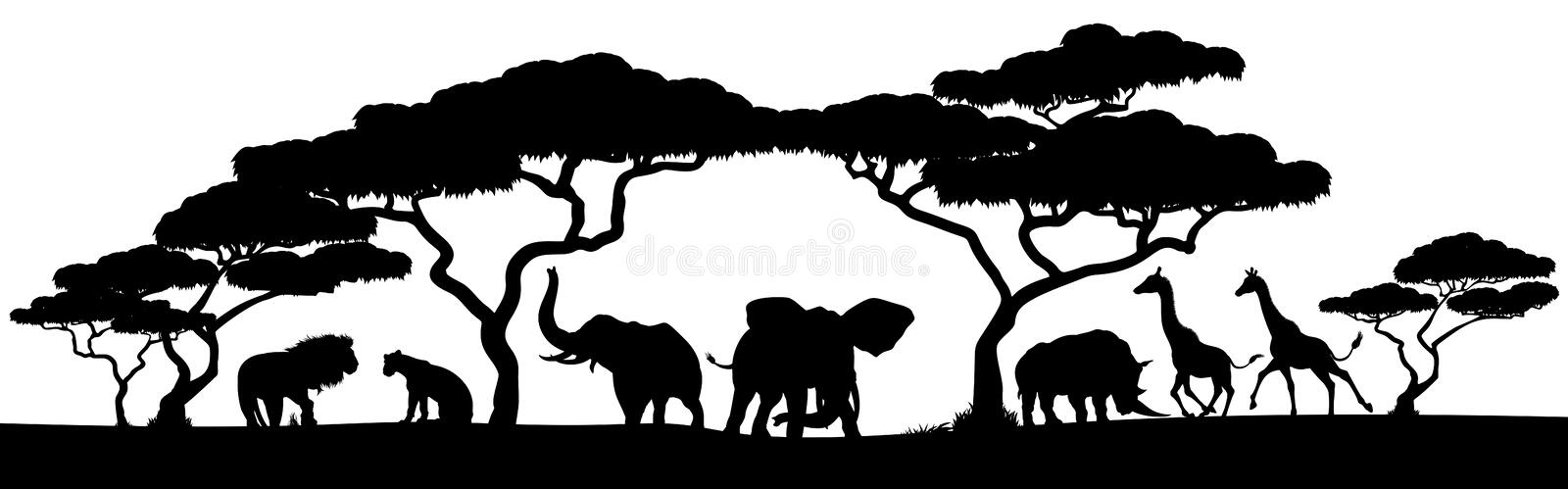 Safari Clipart Black And White - KibrisPDR