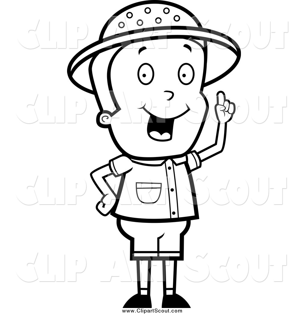 Detail Safari Clipart Black And White Nomer 16