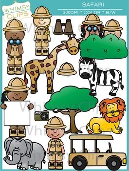 Detail Safari Clipart Black And White Nomer 47