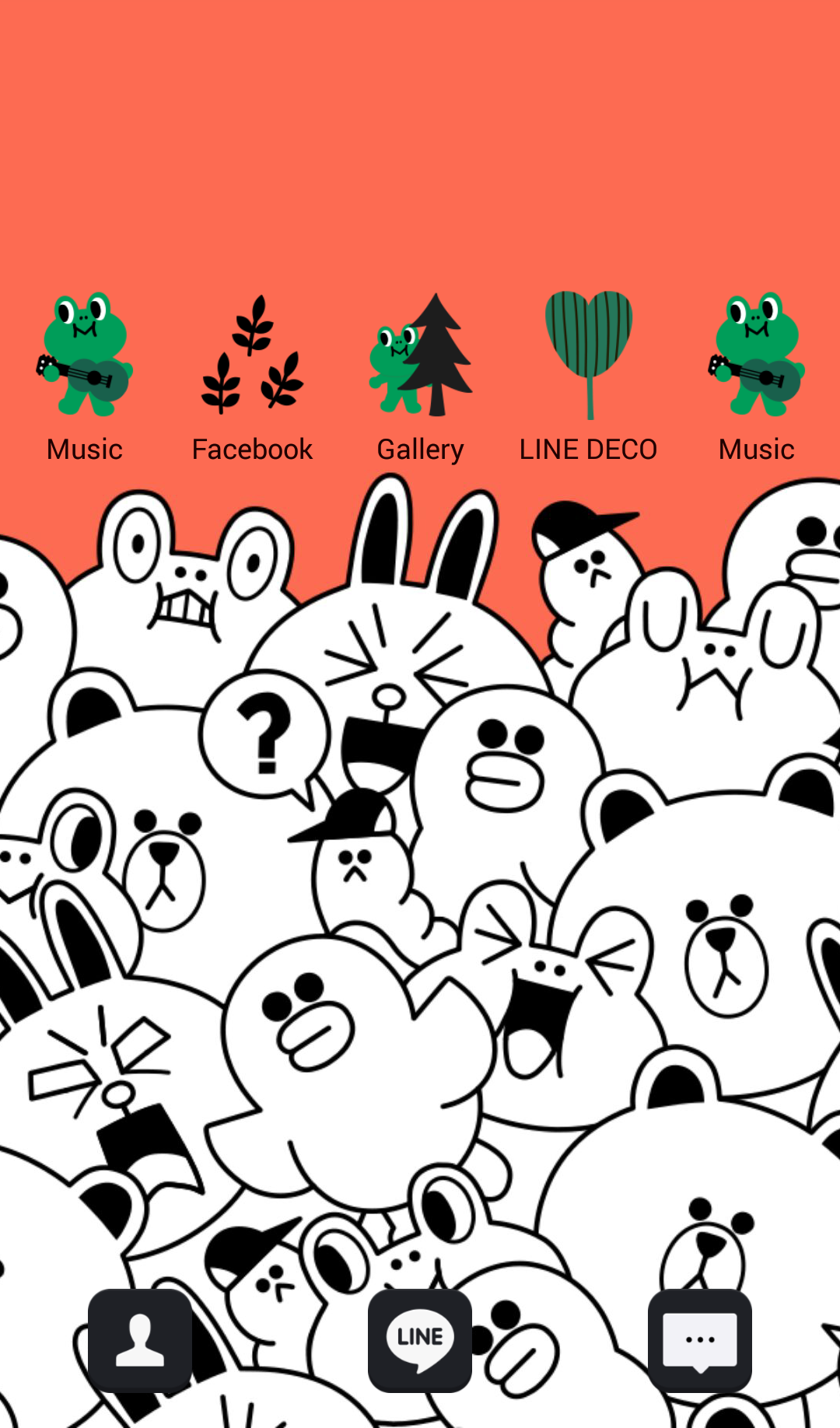 Download Wallpaper Line Deco Tumblr Nomer 1