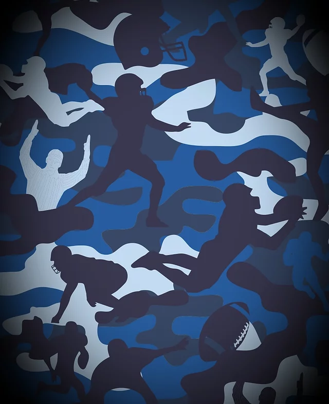 Detail Wallpaper Loreng Biru Nomer 47