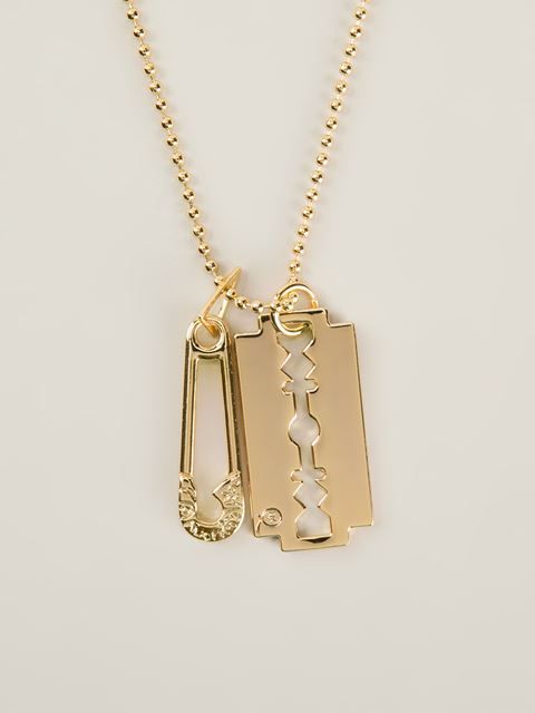 Detail Safety Pin Necklace Gucci Nomer 41