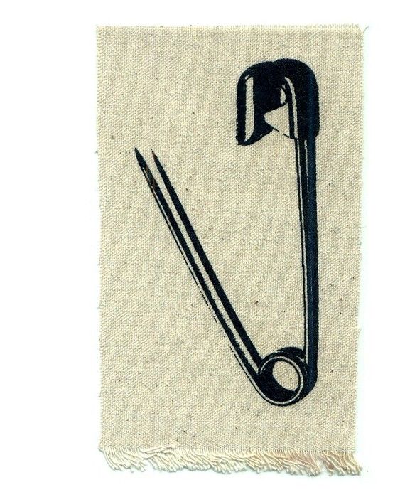 Detail Safety Pin Patch Nomer 7