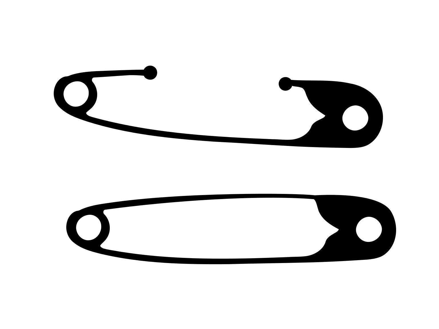 Detail Safety Pins Clipart Nomer 22