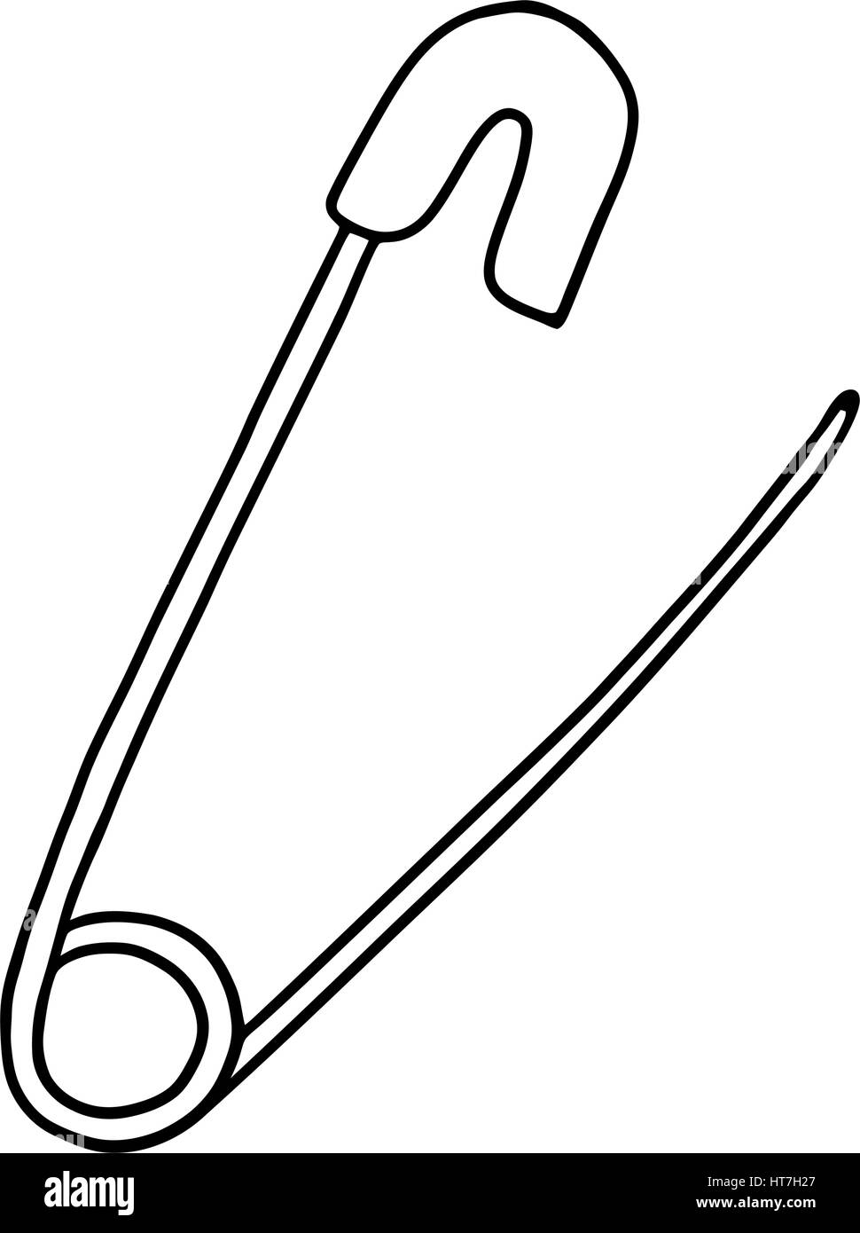 Detail Safety Pins Clipart Nomer 5