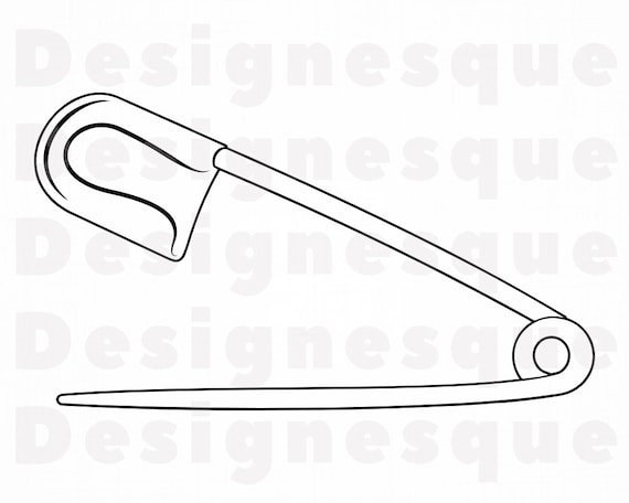 Detail Safety Pins Clipart Nomer 45