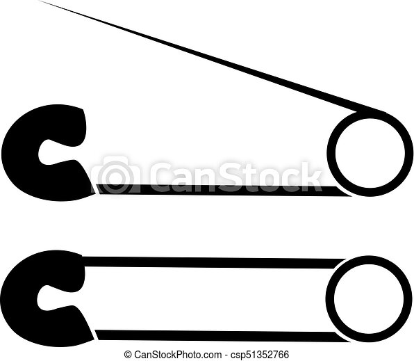 Detail Safety Pins Clipart Nomer 46