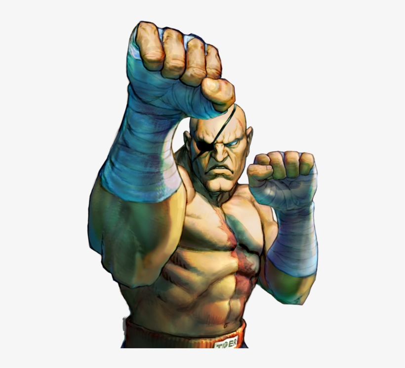 Sagat Street Fighter Png - KibrisPDR