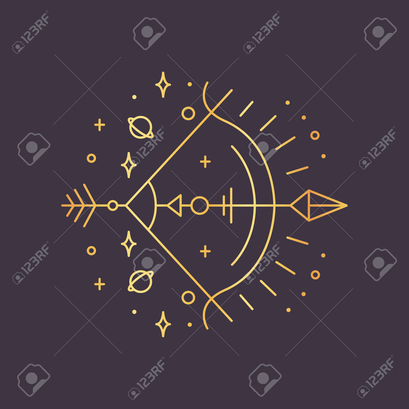 Detail Sagittarius Symbol Images Nomer 41