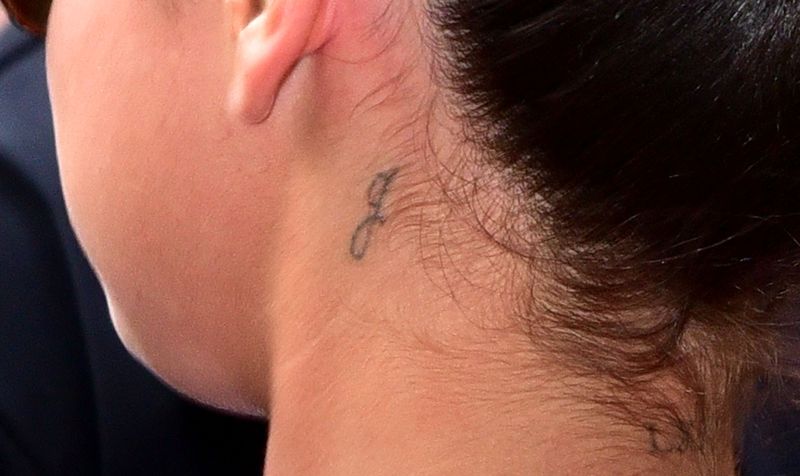 Detail Sagittarius Tattoo Behind Ear Nomer 40