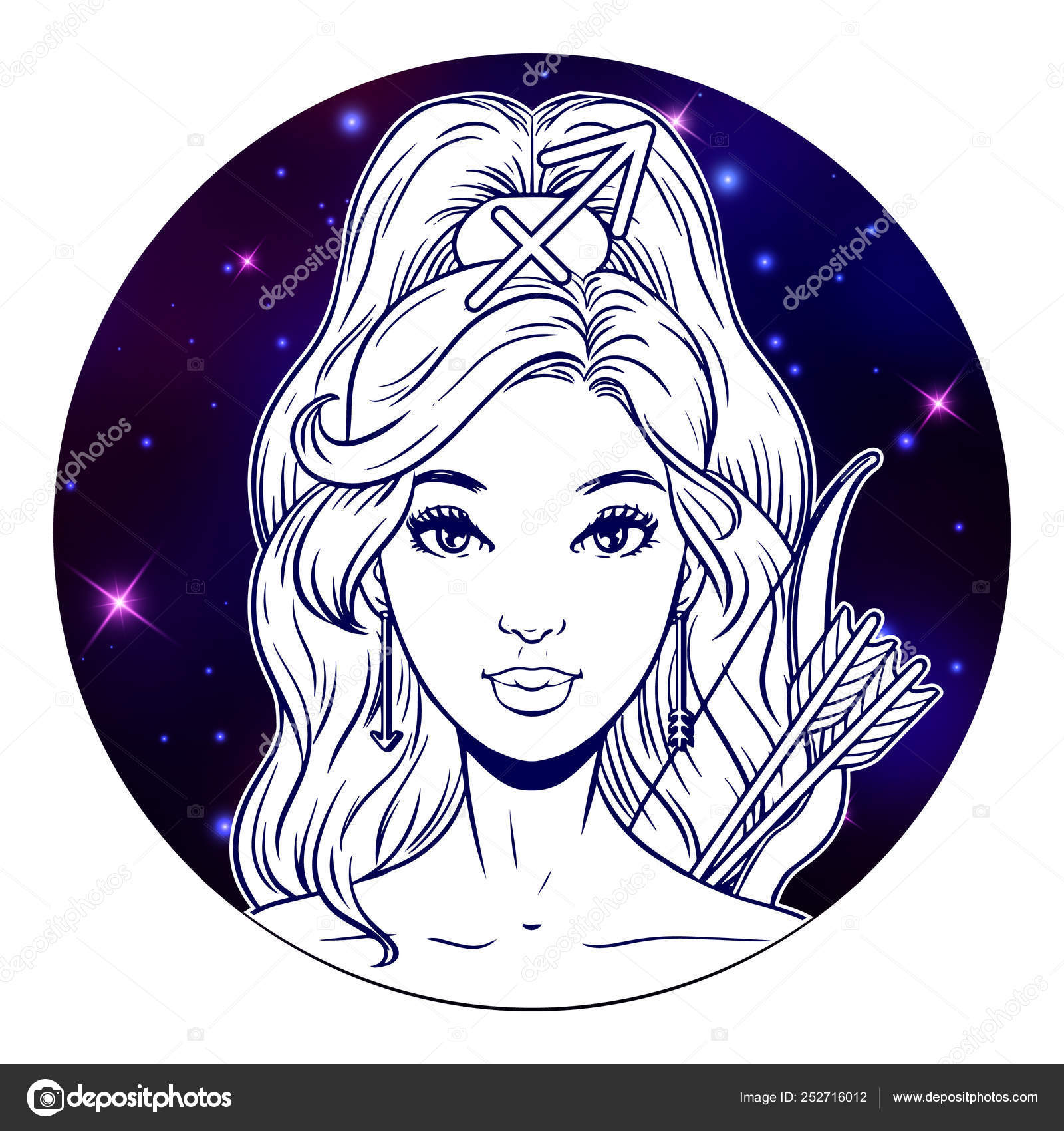 Detail Sagittarius Zodiac Sign Images Nomer 29