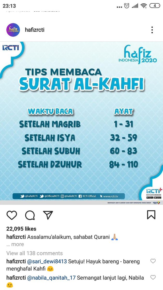 Detail Sahabat Qurani Surat Pendek Nomer 56