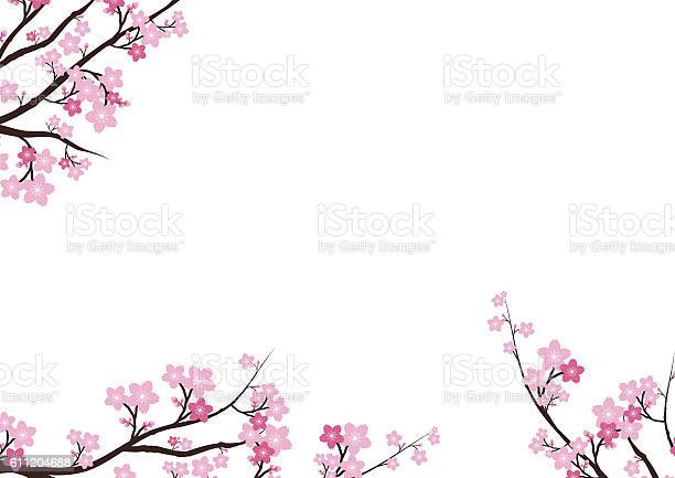 Detail Sakura Background Vector Nomer 16