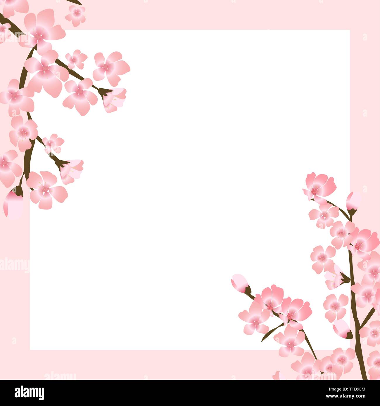 Detail Sakura Background Vector Nomer 28