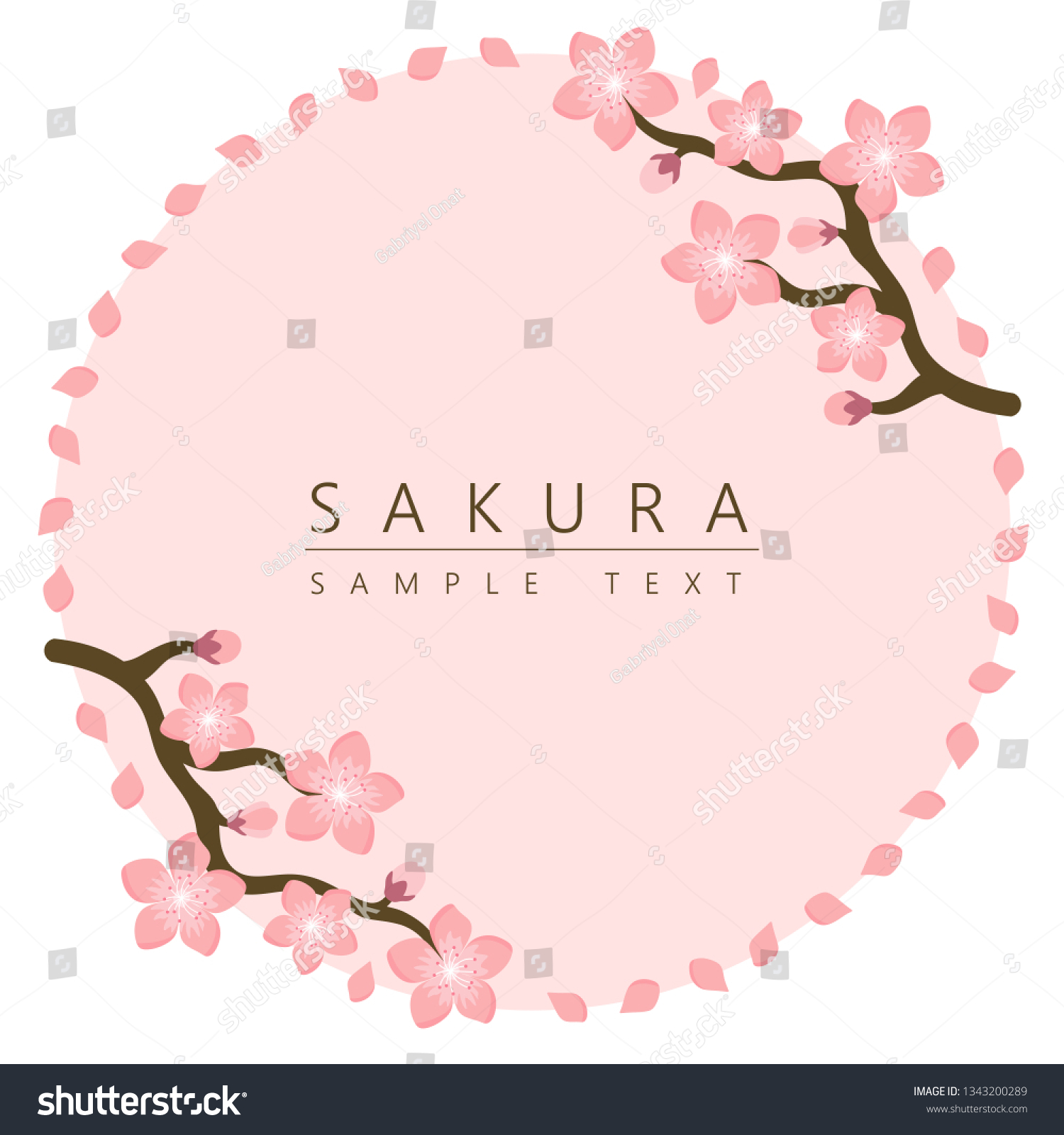 Detail Sakura Background Vector Nomer 43