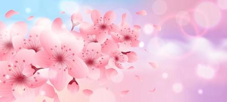 Detail Sakura Background Vector Nomer 44