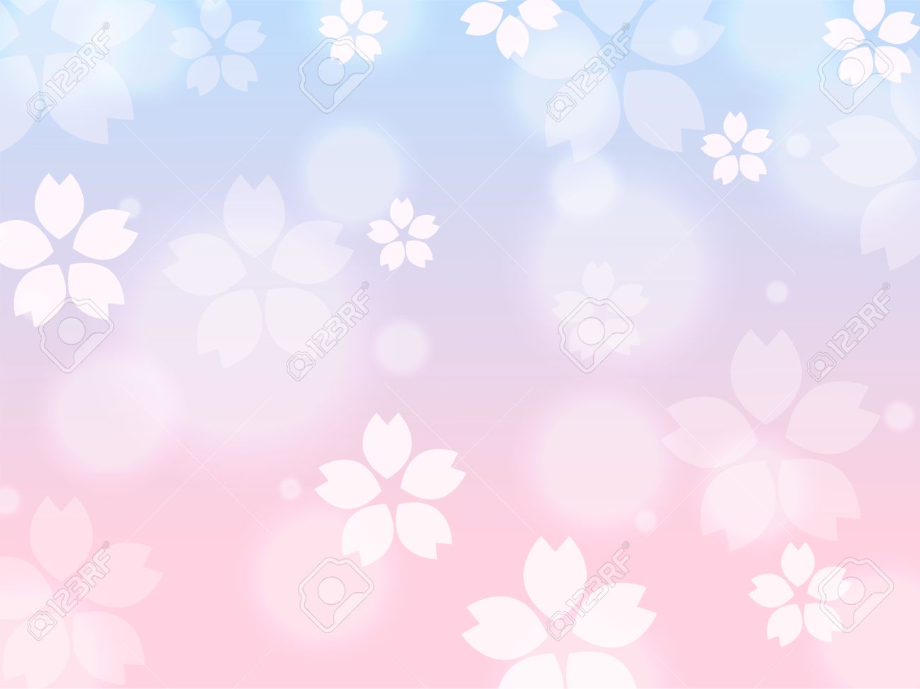 Detail Sakura Background Vector Nomer 50