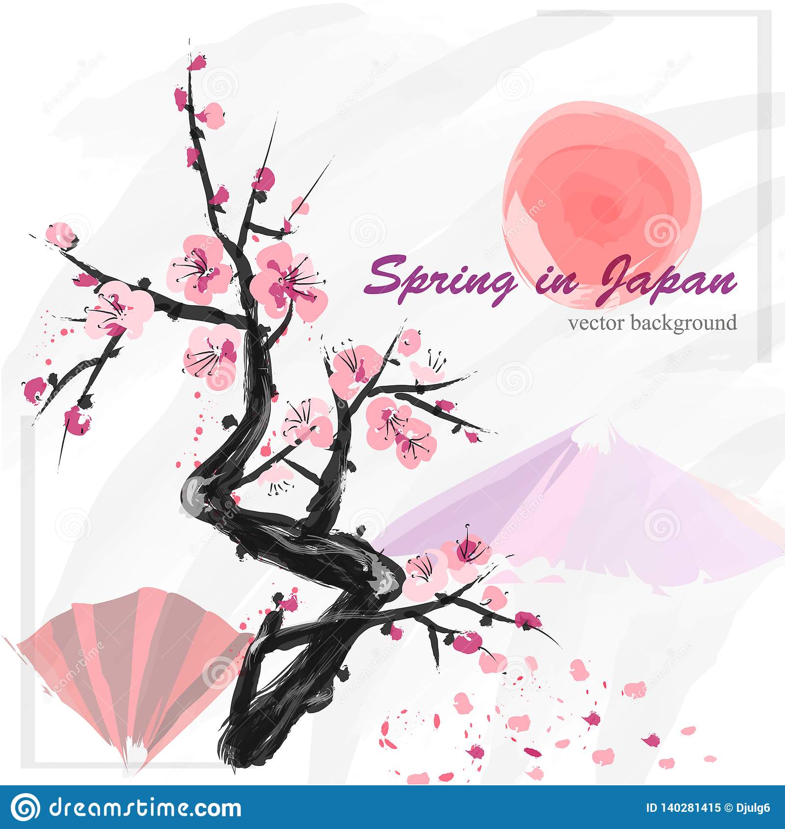 Detail Sakura Background Vector Nomer 51