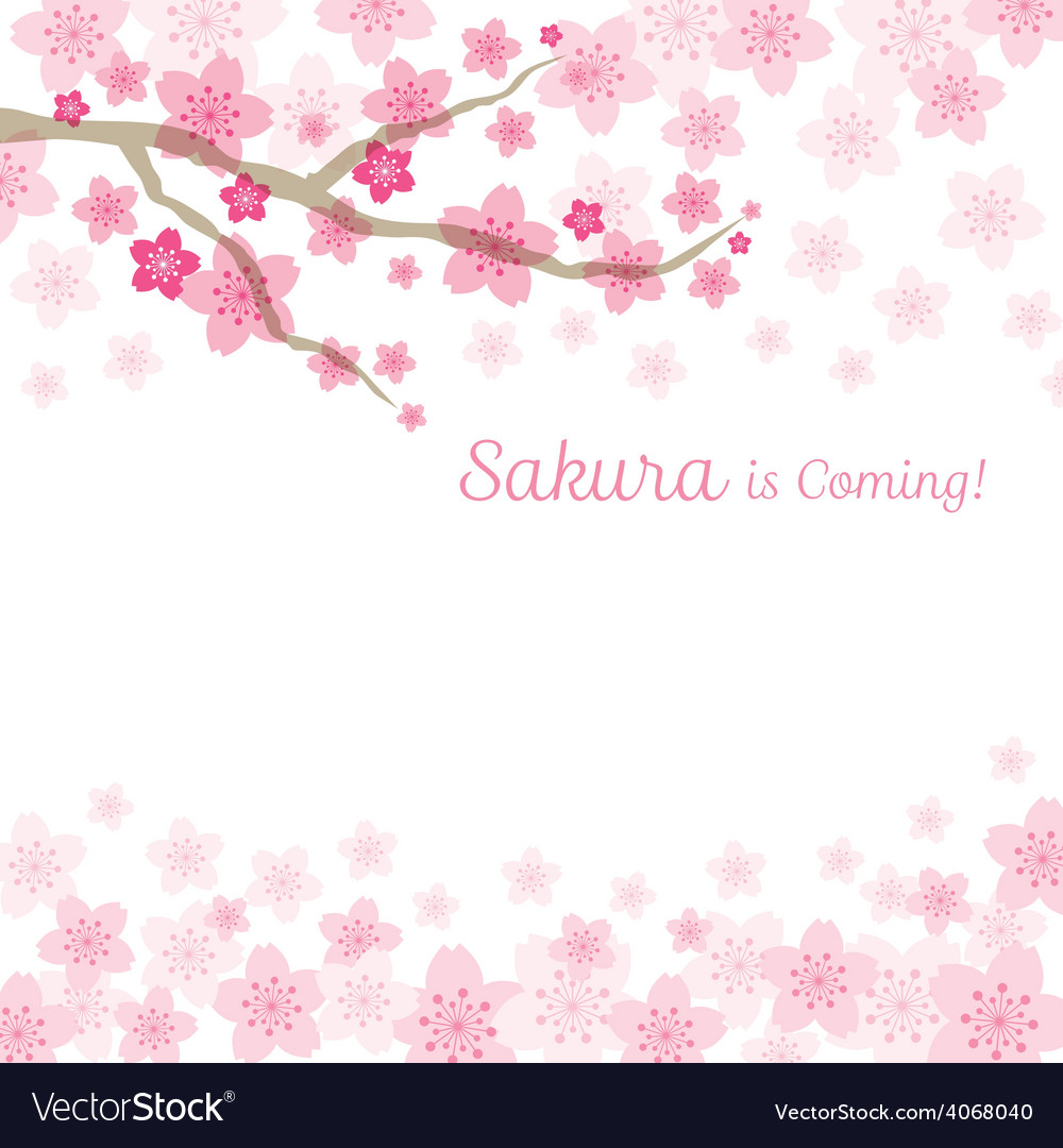 Detail Sakura Background Vector Nomer 54