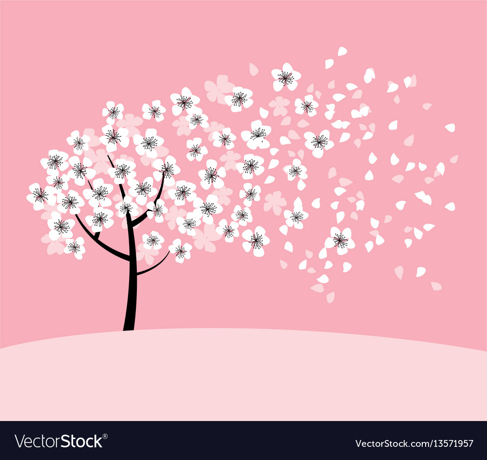 Detail Sakura Background Vector Nomer 57