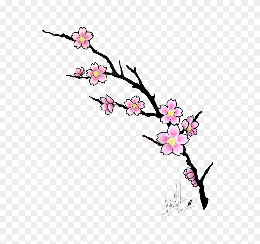 Detail Sakura Flower Clipart Nomer 26