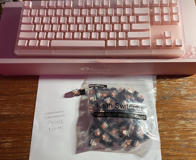 Detail Sakura Jelly Keyboard Nomer 40