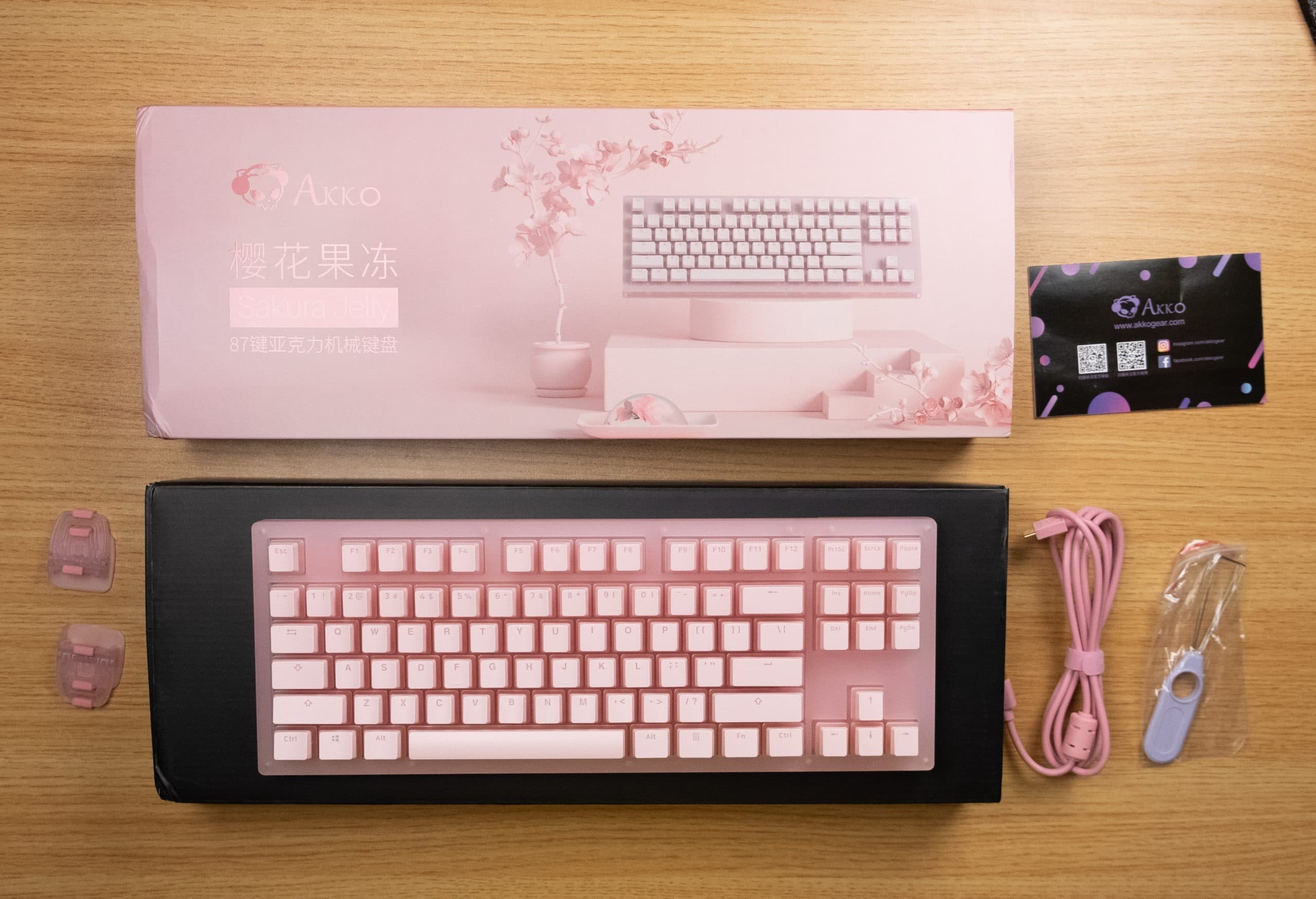 Detail Sakura Jelly Keyboard Nomer 8