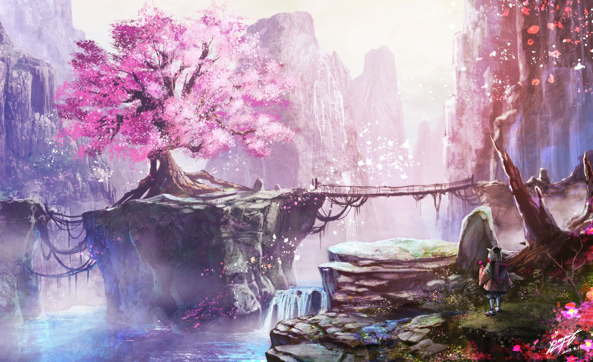 Detail Sakura Tree Background Nomer 37