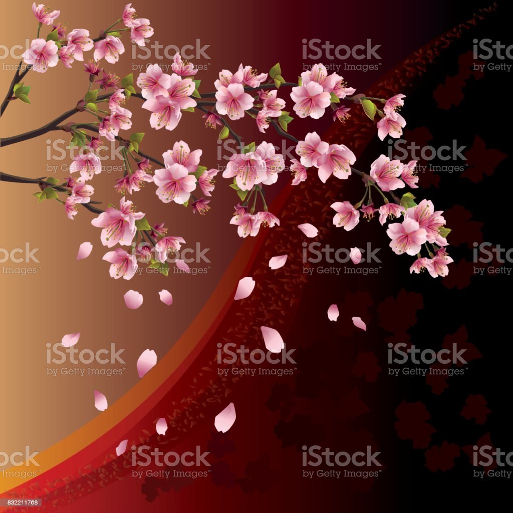 Detail Sakura Tree Background Nomer 43