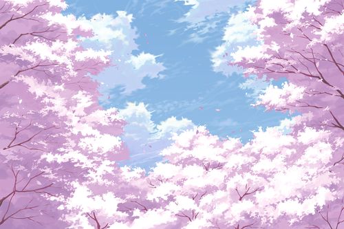 Detail Sakura Tree Background Nomer 44