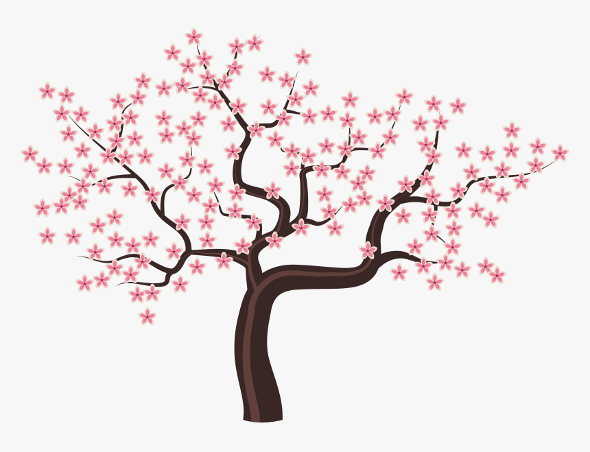 Detail Sakura Tree Vector Png Nomer 5