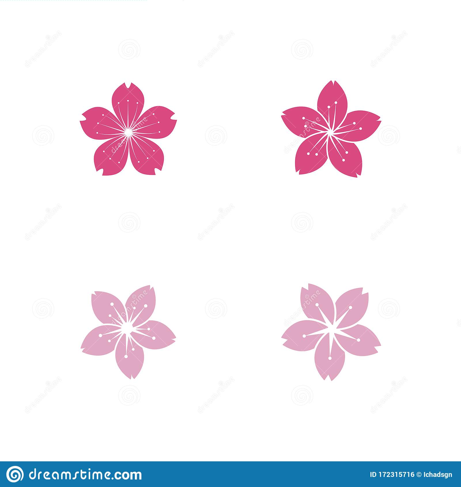 Detail Sakura Vector Nomer 6